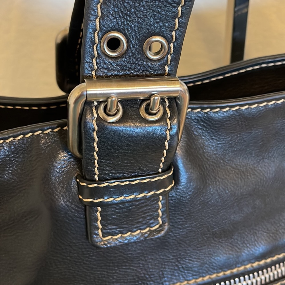 Marc Jacobs Stella Black Leather Tote EUC - Picture 12 of 15